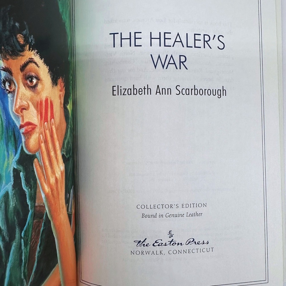 The Healers War Easton Press‎ Collectors Edition Genuine Leather Science Fiction - Picture 6 of 12
